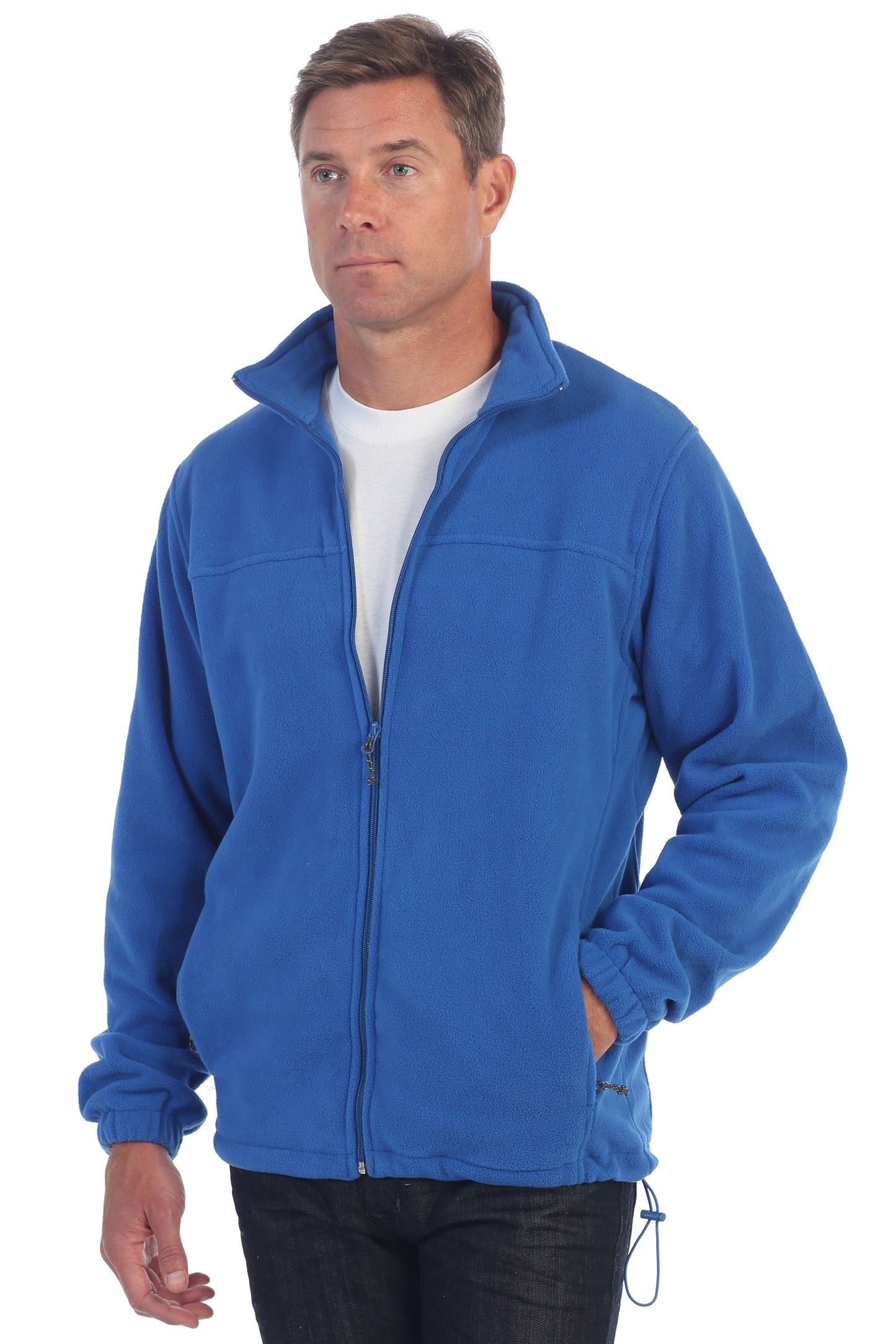 Men's Full Zip Polar Fleece Jacket