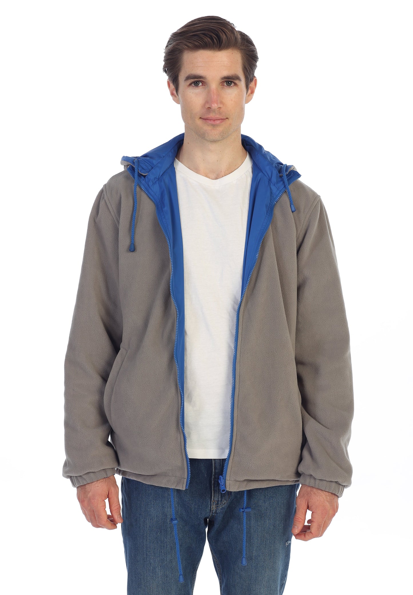 Men's Reversible Jacket with Polar Fleece Lining