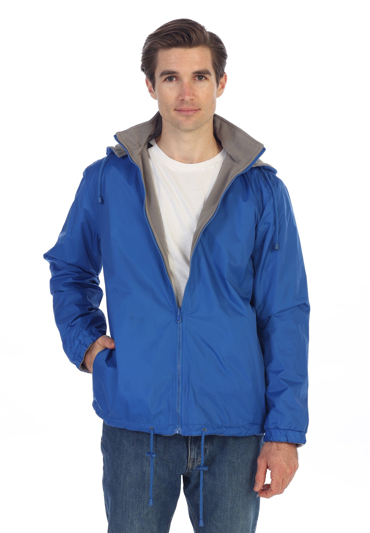 Men's Reversible Jacket with Polar Fleece Lining