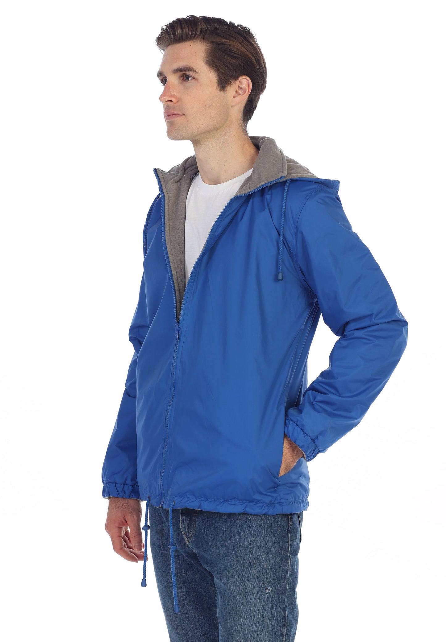 Men's Reversible Jacket with Polar Fleece Lining