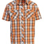 SS-92W Men's Plaid Western Shirt Part-A