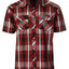 SS-92W Men's Plaid Western Shirt Part-A
