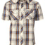 SS-92W Men's Plaid Western Shirt Part-A