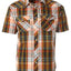 SS-92W Men's Plaid Western Shirt Part-B