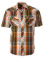 SS-92W Men's Plaid Western Shirt Part-B