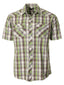 SS-92W Men's Plaid Western Shirt Part-B