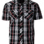 SS-92W Men's Plaid Western Shirt Part-B