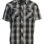 SS-92W Men's Plaid Western Shirt Part-B