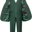 ST-12 BOYS FORMAL HUNTER GREEN SUIT SLIM FIT (7PCS)