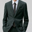 Men's Olive Green Notched Lapel Suit Slim Fit (2 PCS)