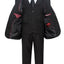 ST-7 Boys formal Black suit Slim Fit (7 pcs)