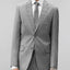 ST-16 Men's Light Gray Notched Lapel Suit Slim Fit (2 PCS)
