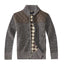 KIDS AND BOYS KNITTED FULL ZIP CARDIGAN SWEATER