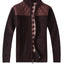 SW-910 MEN'S KNITTED FULL ZIP CARDIGAN SWEATER