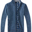 SW-913 MEN'S KNITTED FULL ZIP CARDIGAN SWEATER
