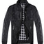 SW-914 MEN'S LONG SLEEVE FULL ZIP KNITTED CARDIGAN SWEATER