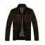SW-914 MEN'S LONG SLEEVE FULL ZIP KNITTED CARDIGAN SWEATER