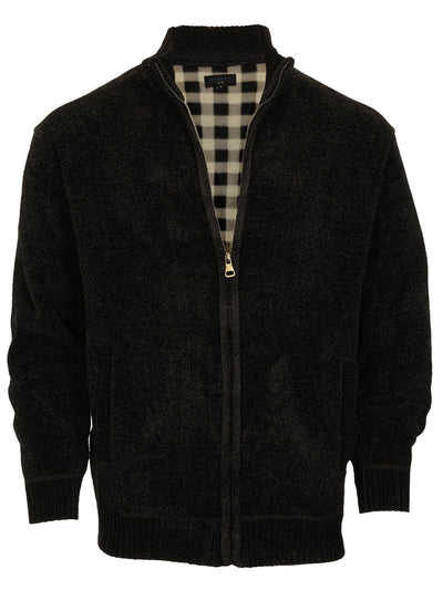 SW-925 Men's Chenille Cardigan Sweater