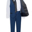 TUX-VS NAVY BOY'S FORMAL VEST SET WITH SHAWL LAPEL SIZE 1-14