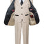 TX-1026 Boys formal Khaki Shawl Lapel tuxedo suit Slim Fit (7 pcs)