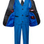 TX-1026 Boys Formal ROYAL Blue Shawl Lapel tuxedo suit (7 pcs) SLIM FIT