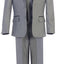 TX-B6-GRAY BOYS SUIT TUXEDO ( 7 PCS ) SLIM FIT