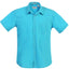 Men's Short Sleeve Solid Dress Shirt