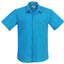 Men's Short Sleeve Solid Dress Shirt