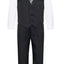 V-1521 BOY'S FORMAL SOLID VEST SET SIZE 2-12 IN 8 COLORS