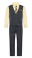 V-1521 BOY'S FORMAL SOLID VEST SET SIZE 14-20 IN 8 COLORS