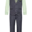 V-1521 BOY'S FORMAL SOLID VEST SET SIZE 2-12 IN 8 COLORS