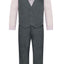 V-1521 BOY'S FORMAL SOLID VEST SET SIZE 2-12 IN 8 COLORS