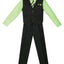 V-1688 Boys formal STRIPED vest set with tie (4 pcs) IN 5 COLORS (pink-purple-mustard-melon-green) SIZE 6M-24M AND 2-20