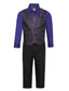 V1788 4 pcs formal DESIGNER vest set with tie comes 6 color SIZE 2-24