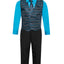 V1788 4 pcs formal DESIGNER vest set with tie comes 6 color SIZE 2-24