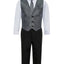 V1788 4 pcs formal DESIGNER vest set with tie comes 6 color SIZE 2-24