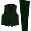 BVS-81 BOYS FORMAL SOLID 2 PCS VEST SET IN 7 COLORS SIZE 2-18