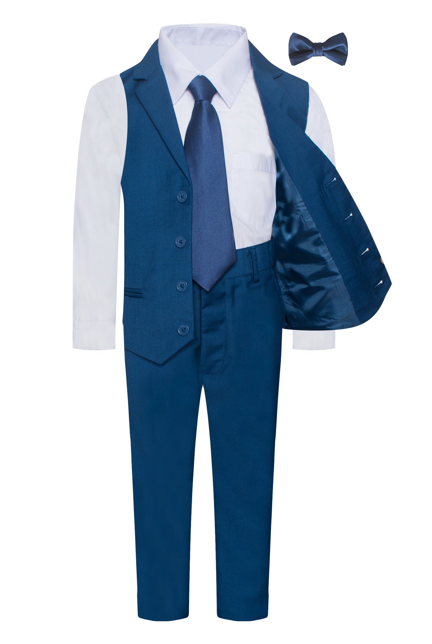 VS-07 INDIGO BOY'S VEST SET SIZE 1-14