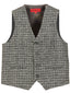 VS-82 CHECKERED BOYS 4 BUTTON FORMAL SUIT VEST IN 6 COLORS SIZE 2-20