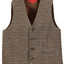 VS-82 CHECKERED BOYS 4 BUTTON FORMAL SUIT VEST IN 6 COLORS SIZE 2-20