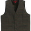 VS-82 CHECKERED BOYS 4 BUTTON FORMAL SUIT VEST IN 5 COLORS SIZE 2-20