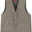 VS-82 CHECKERED BOYS 4 BUTTON FORMAL SUIT VEST IN 6 COLORS SIZE 2-20