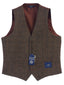 VS-953 Men's 5 Button Formal Tweed Suit Vest-PART-B