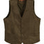 VS-95S MEN'S 5 BUTTON FAUX SUEDE VEST