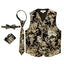 VSK-26P BOYS FORMAL VEST METALLIC IN 12 COLORS SIZE 2-7