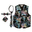 VSK-26P BOYS FORMAL VEST METALLIC IN 12 COLORS SIZE 2-7