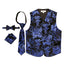 VSK-26P BOYS FORMAL VEST METALLIC IN 12 COLORS SIZE 2-7