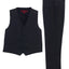 BVS-81 BOYS FORMAL SOLID 2 PCS VEST SET IN 7 COLORS SIZE 2-18