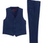 BVS-81 BOYS FORMAL SOLID 2 PCS VEST SET IN 7 COLORS SIZE 2-18