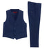 BVS-81 BOYS FORMAL SOLID 2 PCS VEST SET IN 7 COLORS SIZE 2-18